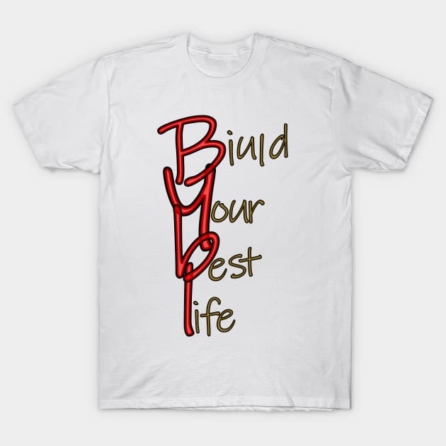 My life T-Shirt by White cloth